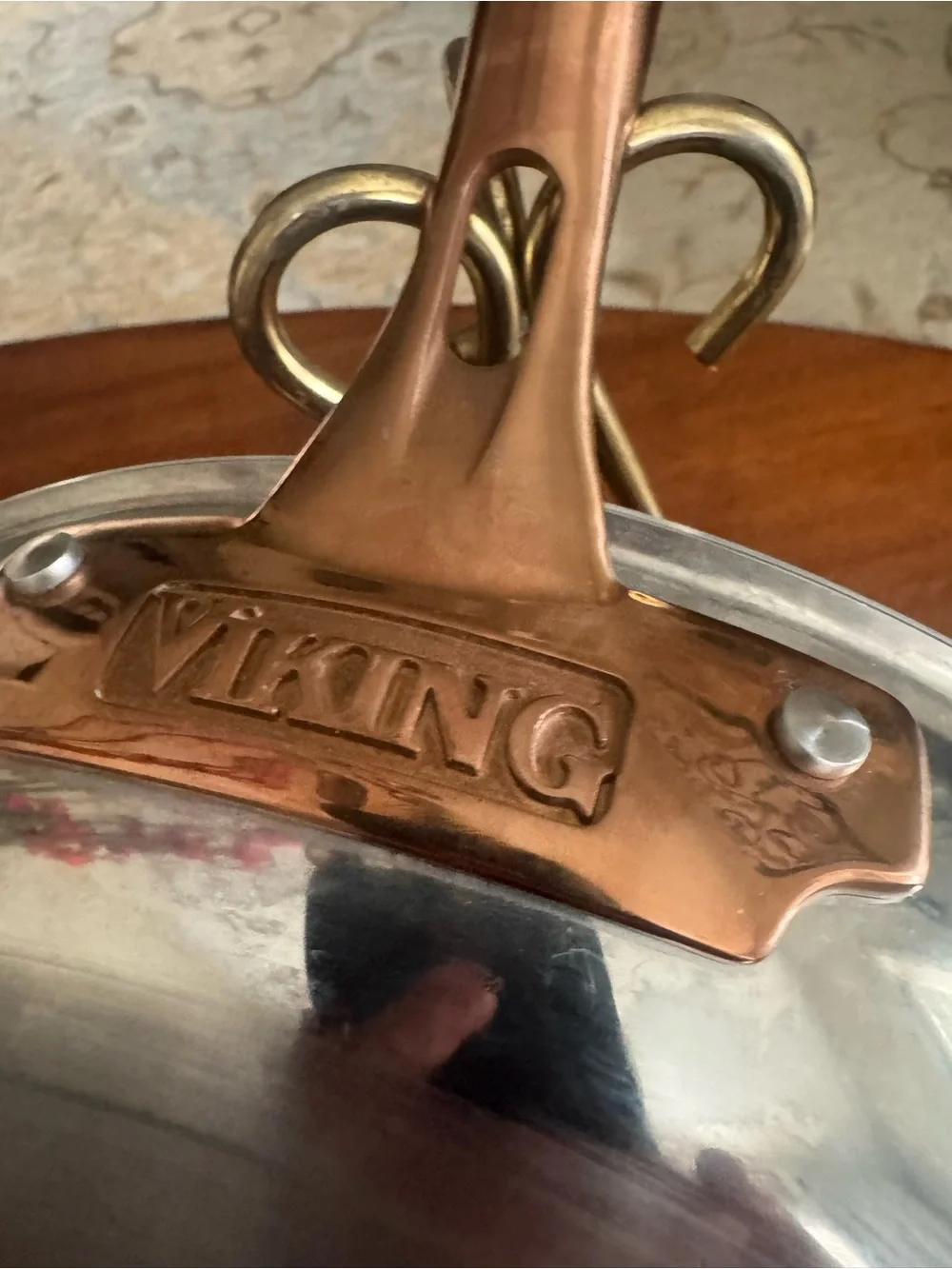 Viking 3-Ply 304 Stainless Steel 12” Fry Pan Skillet Aluminum Core Copper Handle